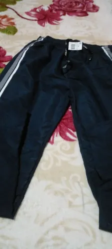 Calça tactel nova azul marinho M