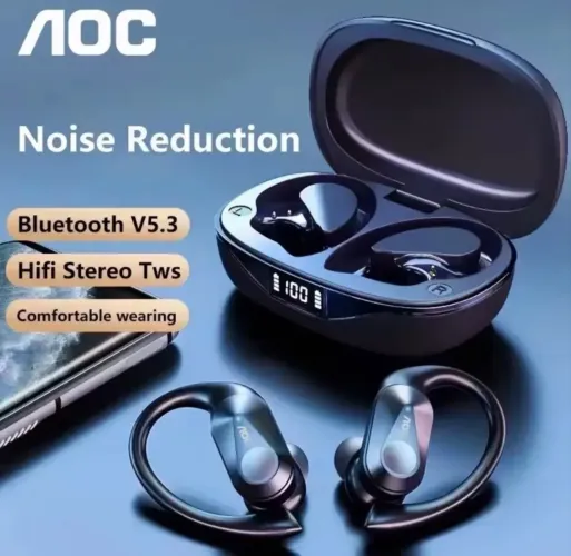 Fone de Ouvido com Microfone para Esportes/Games 