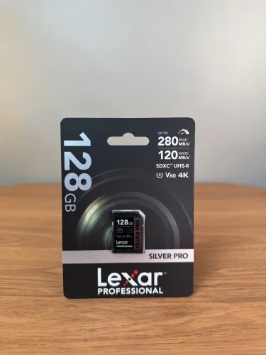 Cartão SD 128GB V60 (Original) Lexar Novo