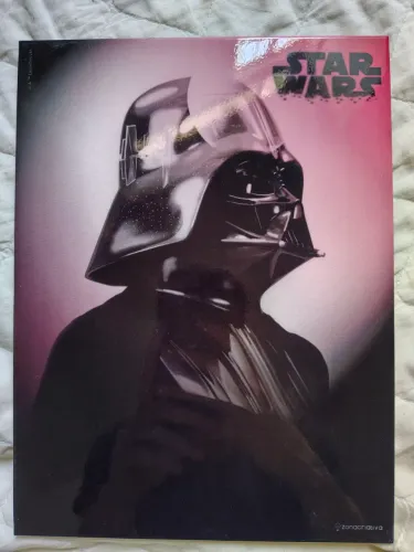 Placa metálica Darth Vader