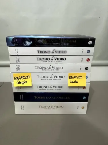Box Trono de Vidro + Torre do Alvorecer - Sarah J. Maas | 8 Livros