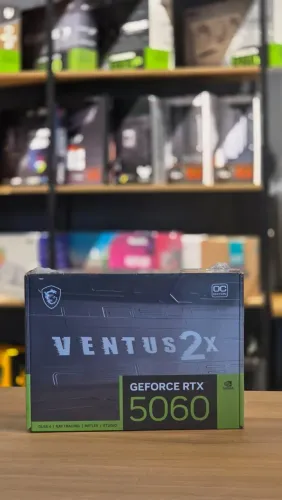 Placa de Vídeo MSI GeForce RTX 5060 VENTUS 2X 8GB - Nova e Lacrada
