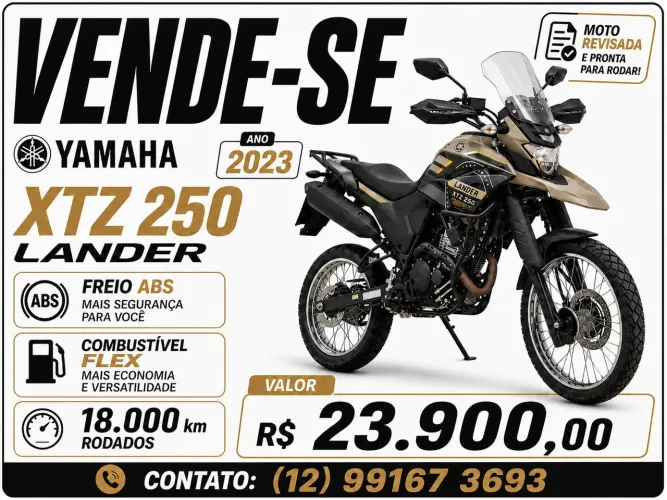 Yamaha XTZ 250cc Lander / 2023
