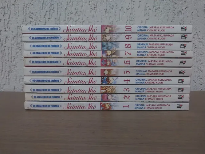 Cavaleiros do Zodíaco: Saintia Sho volumes 1-10 em boa qualidade
