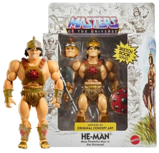 Masters of the Universe Origins Sketchbook Series He-Man
