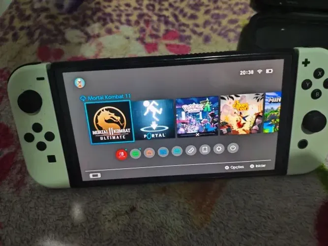 Nintendo Switch OLED Completo + Case + Caixa | Estado de Novo
