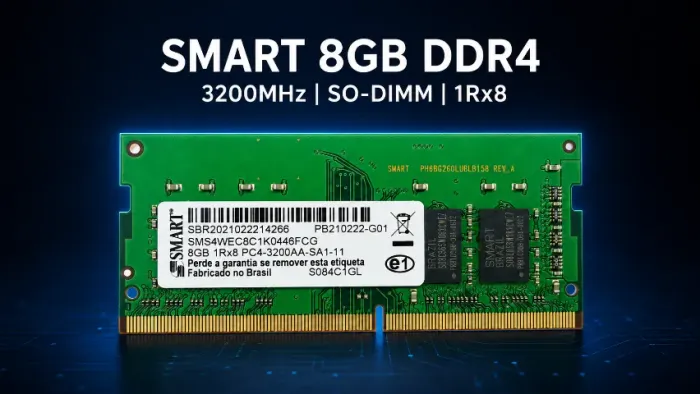 Memória RAM Smart 8GB DDR4 3200MHz