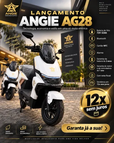 Moto elétrica angie ag28 1000w( lançamento )