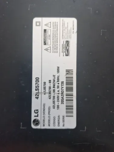 TV LG 42 polegadas LED Smart Full HD - Modelo 42LS5700