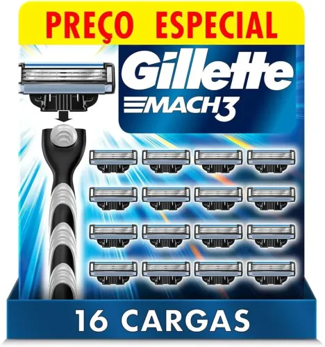 Kit Cargas Gillete Mach 3