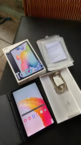 Galaxy Tab S6 Lite P615 64GB com S Pen + Capa + Caixa Original