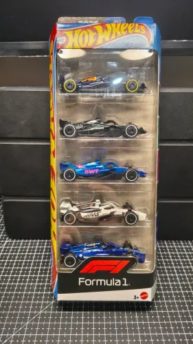 Hot Wheels Fórmula 1 5-Pack 2026 - Red Bull, Mercedes, Alpine, Haas e Williams