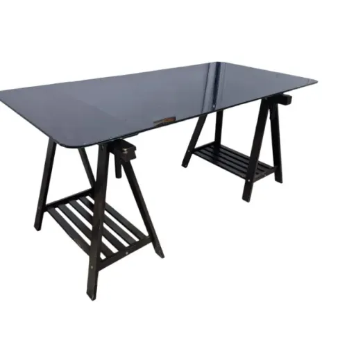 Mesa Cavalete Design Madeira  Escritorio Sala Usada