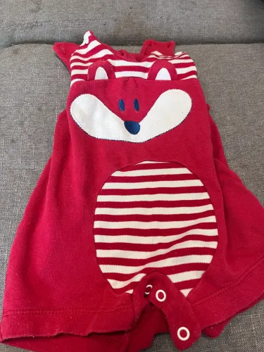 Romper bebê raposa 