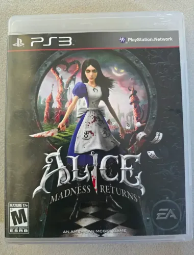 Alice Madness Returns Ps3 americano com manual