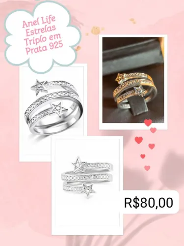 Anel prata Life by Vivara