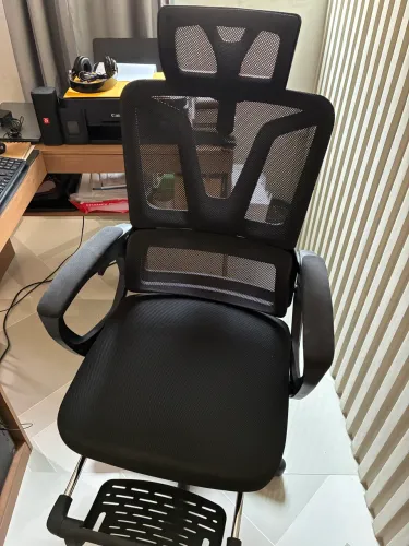 Cadeira de Escritório Presidente Ergonômica Otello PRE-005 - Preta (Excelente Estado)