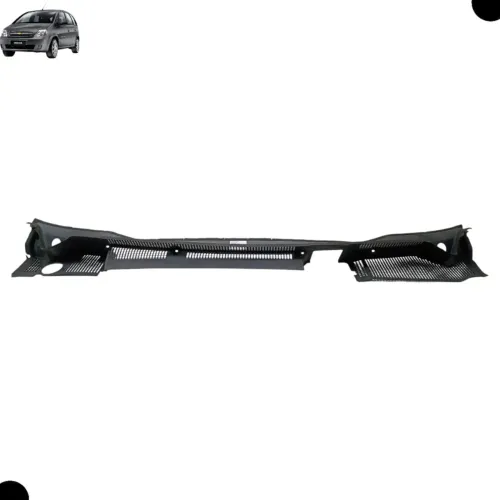 Grade Churrasqueira Parabrisa Chevrolet Meriva 2008 2009 Preto Preto