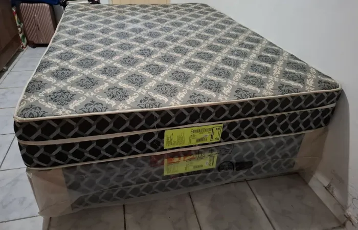 CAMA BOX CASAL PLUMATEX