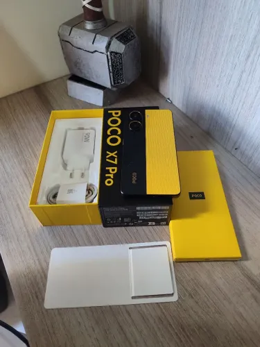 Poco X7 Pro 512GB / 12GB RAM Amarelo em Couro (Garantia até Feb + NF + Caixa)