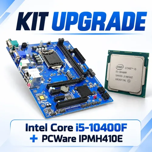 Kit Upgrade Gamer Intel Core i5-10400F + Placa-Mãe H410 M.2