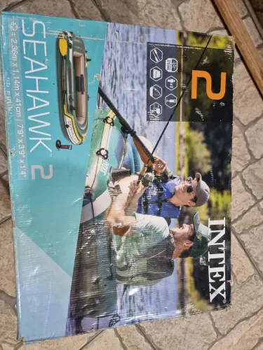 Barco inflável intex seahawk 2 pessoas