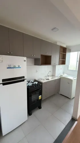 apartamento para alugar com armarios planejados e dois quartos no bairro jardim imperial