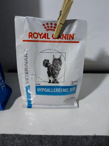 Ração Royal Canin Hipoalergênico S/O - 400g (aberta)