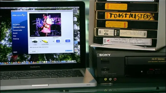 Conversão Fita VHS e DVDs para MP4