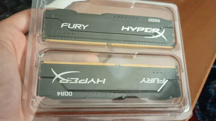 Memória ram Hyperx dual Channel 4x4=8gb 2133Mhz