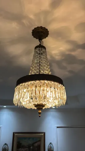 Lustre antigo cristal