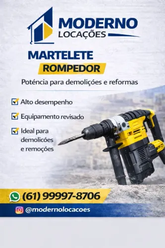 ALUGUEL DE MARTELETE PARA OBRA