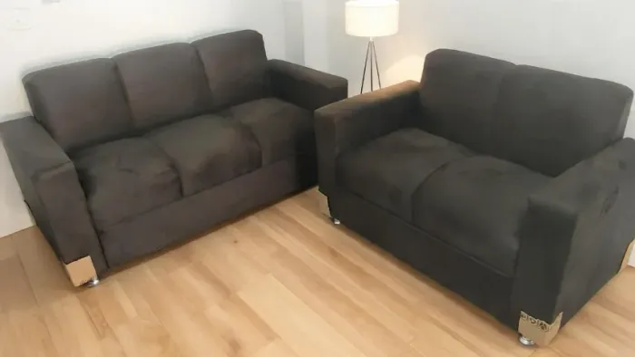Sofá 2 e 3 lugares Suede macio D33 Robusto Confortável Promoção