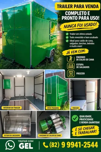 Trailer Recém Reformado a venda!