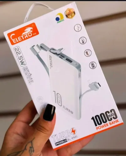 Carregador portátil 10000mah turbo