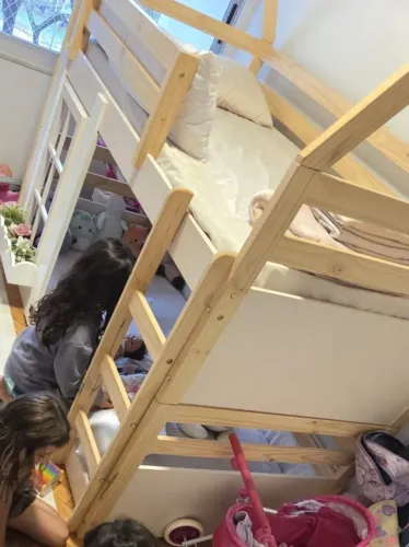 Beliche Infantil Solteiro Cabana Montessoriana - Madeira Maciça