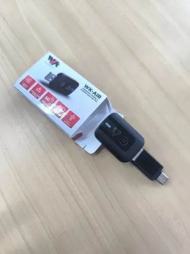 Adaptador sem fio para multimídia, Android auto e Apple carplay