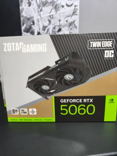 RTX 5060 8GB LACRADA COM NOTA FISCAL E GARANTIA. VENDO OU TROCO