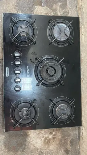 FOGÃO cooktop,5 bocas, marca mundial