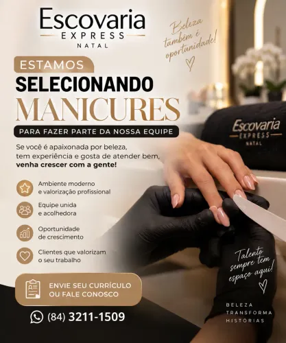 Vaga para manicure