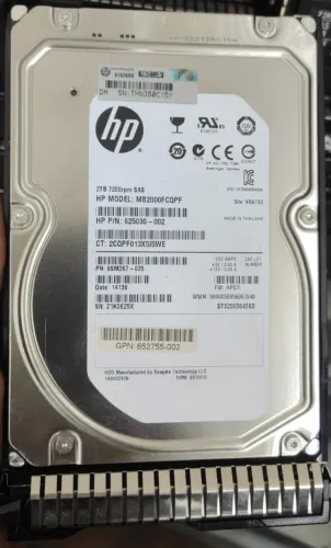 Hd Para Servidor Hp 2tb 7200 Rpm Sas