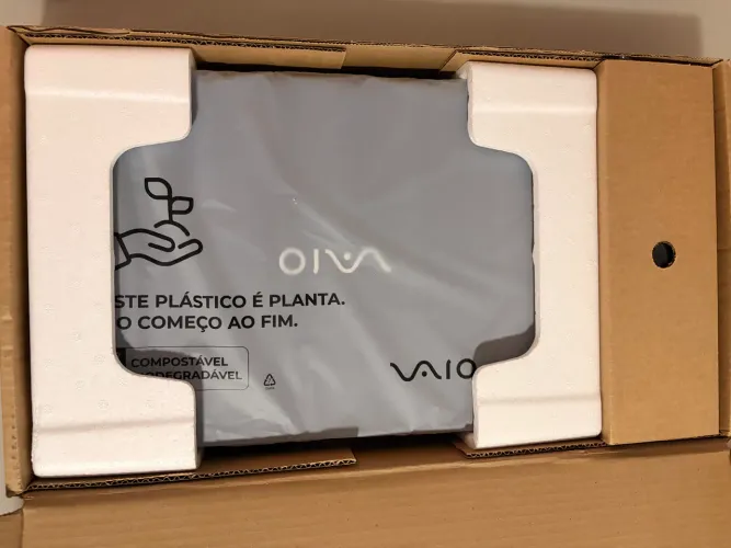 Notebook Vaio Fe16 AMD Ryzen 5-5625u 12GB de RAM 512GB SSD Tela 16 Ips