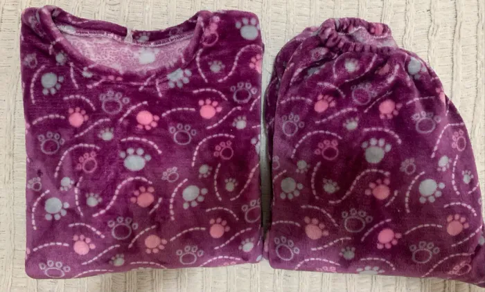 Pijama de Soft Feminino Estampado - Tamanho P/M