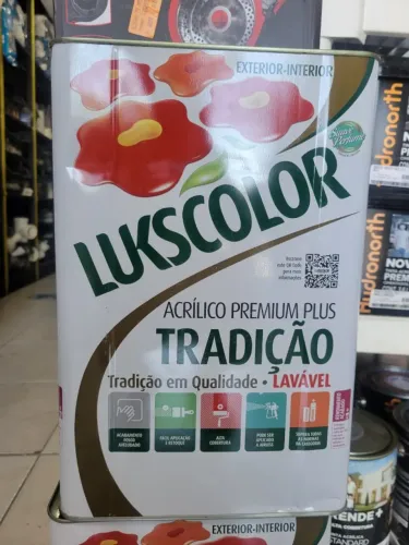 Tinta Externa e Interna Premium Plus Tradição Fosco 18l Lukscolor
