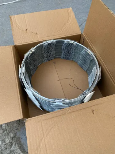 Concertina Galvanizada 30cm instalada
