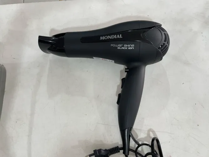 Secador de Cabelos Mondial Power Shine Black SC-13 2000W