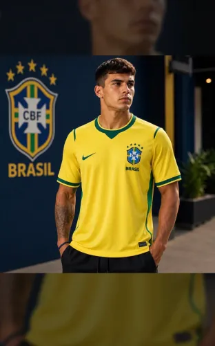 Camisa do Brasil versão jogador