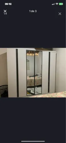 Guarda roupa casal 6 portas