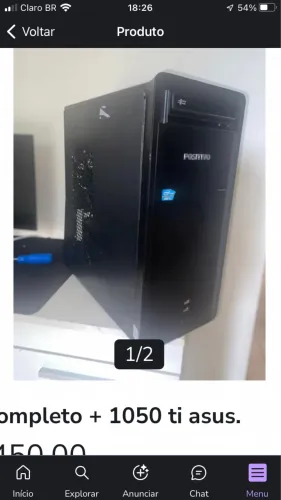 Pc com defeito + GTX 1050 ti