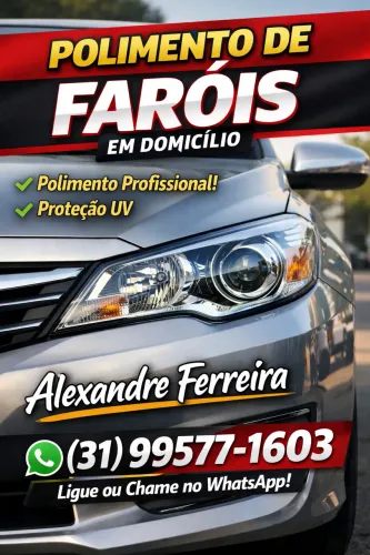 Polimento de faróis